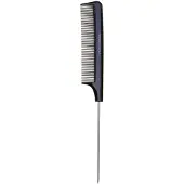 Denman Precision Comb DPC1 Pin Tail schwarz - silber