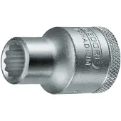Gedore Steckschlüsseleinsatz D 19 1/2 Zoll 12-kant SW 5/8 Zoll