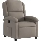 vidaXL Relaxsessel Taupe Stoff
