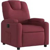vidaXL Relaxsessel Weinrot Stoff