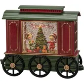 Konstsmide LED Wasserlaterne Wagon, 5h Timer, 1 warm weiße Diode, batteriebetrieben & USB, Innen - 4278-000