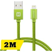 Swissten Datenkabel Textil USB / Lightning 2.0 M