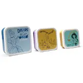 Disney - Snack Boxes Set of 3 - Princess (LBOX3DC04)