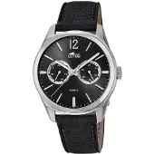 Lotus Herrenuhr Lederarmband schwarz 18374/4 Datum