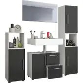 Hioshop Badmöbel-Set Flandu