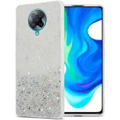 Cadorabo TPU Hülle für Xiaomi POCO F2 PRO mit Glitzer