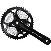 Shun Crank Set Black / Silver 170 mm