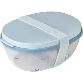 Mepal Salatbox ellipse nordic blue