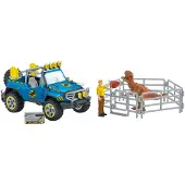 Schleich Dinosaurs Geländewagen Mit Dinosaurierfigur
