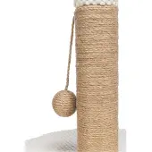 Trixie 44414, Katzenkratzbaum, Freistehend, Braun, Weiß, Holz, Polyester, 36 cm