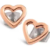 Boccia Damen-Ohrstecker Titan Boccia Roségold