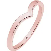 Elli Ring V-Stacking Geo Trend Blogger 925 Sterling Silber Elli Rosegold
