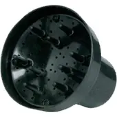 Comair Luftdusche Universal mit Metallfeder 13,5 cm schwarz