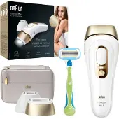 Braun Silk-expert Pro Silk expert Pro 5 PL5154, Gold, Weiß, Lichtimpulstechnologie (IPL), Vereinigtes Königreich, AC, 100 - 240 V, 1,27 kg