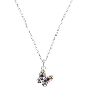 s.Oliver Halskette für Mädchen, 925 Sterling Silber, Zirkonia
