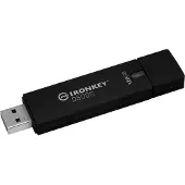 Kingston IronKey D500S - USB-Flash-Laufwerk - verschlüsselt - FIPS 140-3 Level 3 - 128 GB - USB 3.2 Gen 1
