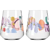 Ritzenhoff Wasserglas-Set Allround-Glas SOMMERRAUSCH 2er Set Inhalt je 500 ml