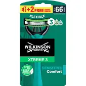 Wilkinson Xtreme3 Sensitive Disposable Razors 6Pcs