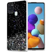 Cadorabo TPU Cover funkelnder Glitter