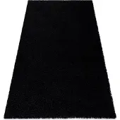 Rugsx Teppich SOFFI shaggy 5cm schwarz 60x100 cm