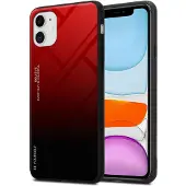 Cadorabo TPU 2 Farben Glas Cover
