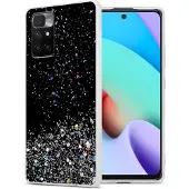Cadorabo TPU Hülle mit Glitzer für Xiaomi RedMi 10