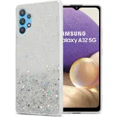 Cadorabo TPU Hülle mit Glitzer für Samsung Galaxy A32 5G