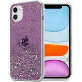 Cadorabo TPU Cover funkelnder Glitter