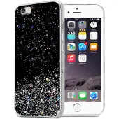Cadorabo TPU Cover funkelnder Glitter