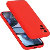 Cadorabo TPU Liquid Silicone Case Hülle für Motorola MOTO G22