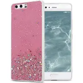 Cadorabo TPU Hülle für Huawei P10 mit Glitzer