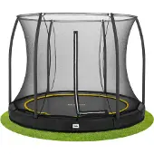 Salta Trampolin Comfort Edition Boden Rund 251cm - Schwarz (5394a)