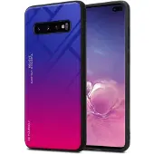 Cadorabo TPU 2 Farben Glas Cover
