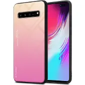 Cadorabo TPU 2 Farben Glas Cover