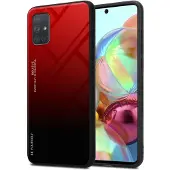 Cadorabo TPU 2 Farben Glas Cover