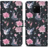 Cadorabo Book Hülle mit Print für Huawei MATE 20 PRO