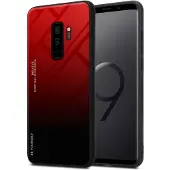 Cadorabo TPU 2 Farben Glas Cover