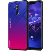 Cadorabo TPU 2 Farben Glas Cover