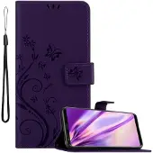 Cadorabo Flower Book Hülle für LG V30 / V30+ / V30S / V30S+