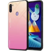 Cadorabo TPU 2 Farben Glas Cover