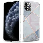 Cadorabo IMD TPU Bunter Marmor Cover