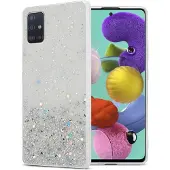 Cadorabo TPU Cover funkelnder Glitter