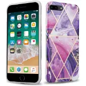 Cadorabo IMD TPU Bunter Marmor Cover
