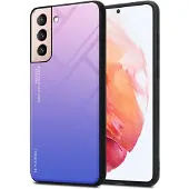 Cadorabo TPU 2 Farben Glas Cover