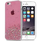 Cadorabo TPU Cover funkelnder Glitter