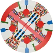 Alessi Holyhedrics Gebäckteller ESA