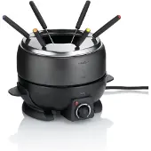 kela Fondue-Set Simplon Elektrisch für 6 Personen Schwarz