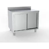 CombiSteel Arbeitsschrank mit Schiebetüren und Aufkantung 2000x600x850mm