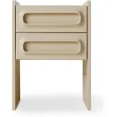HK Living - Space Nachttisch, cream