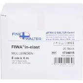 Fink & Walter GmbH Mullbinden 8 cmx4 m 100% Baumwolle 20 St